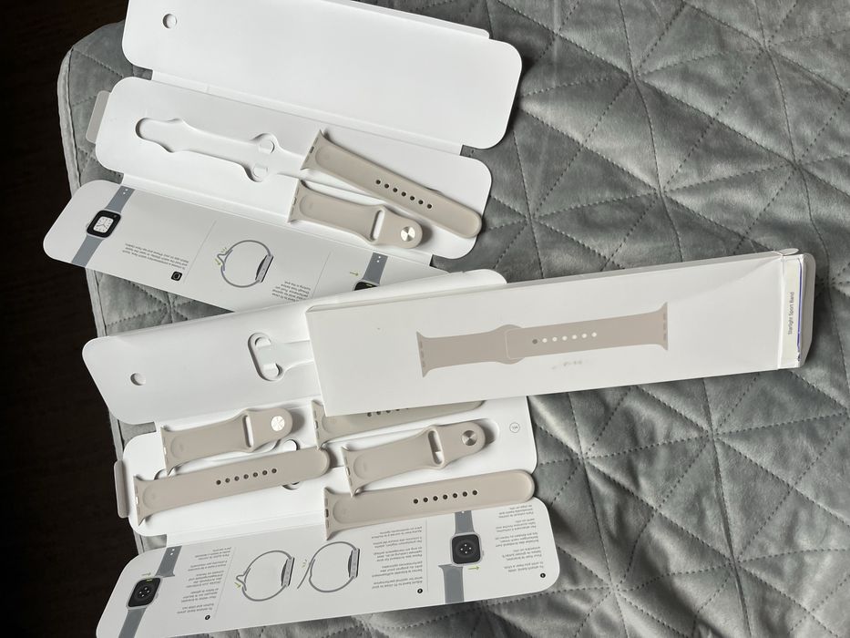 Оригінальні нові ремінці Apple Sport Band Starlight для Apple Watch