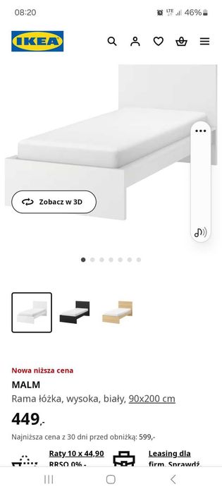 Srzedam nowe łóżko