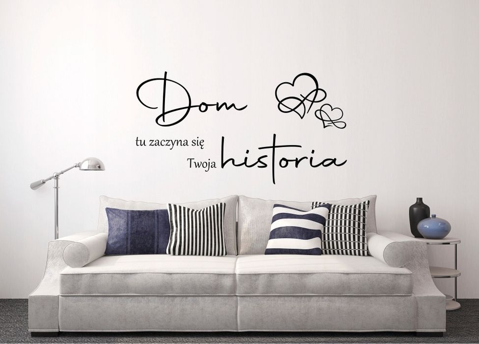 Naklejka na ścianę Cytat cytaty naklejka na ścianę DOM dekoracja