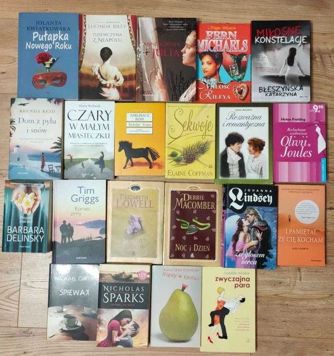 Zestaw 79 książek-romansów Roberts Steel Quick