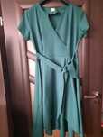 Elegancka sukienka butelkowa zieleń rozm. 46