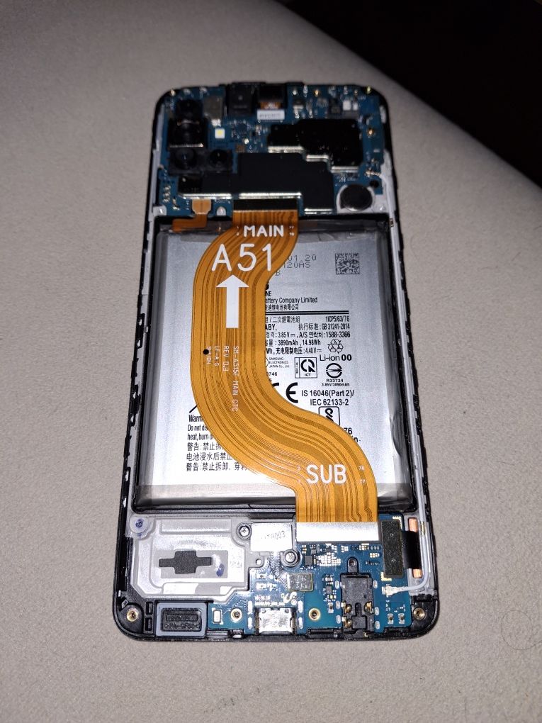 Samsung A51 peças