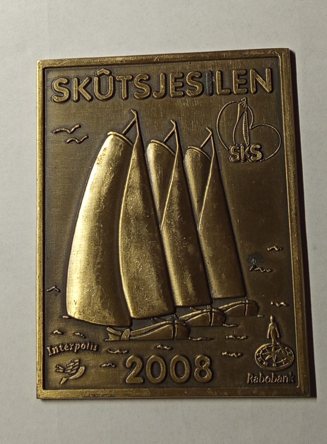 Medal. Skûtsjesilen 2008.