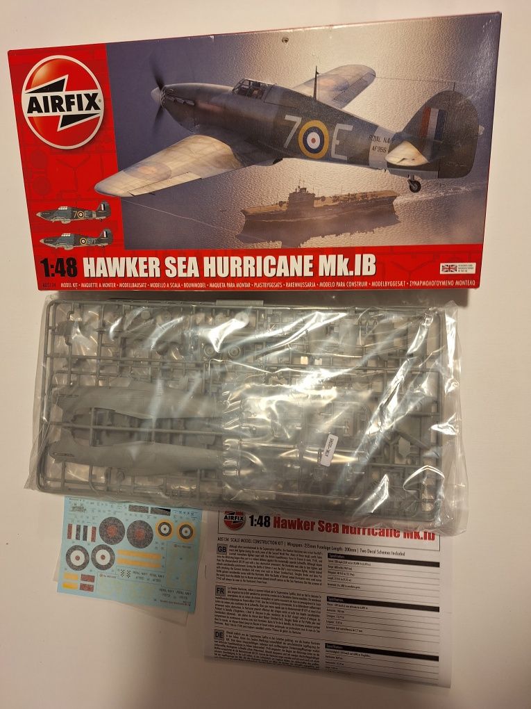 Airfix Samolot Hawker Sea Hurricane 1:48 NOWY