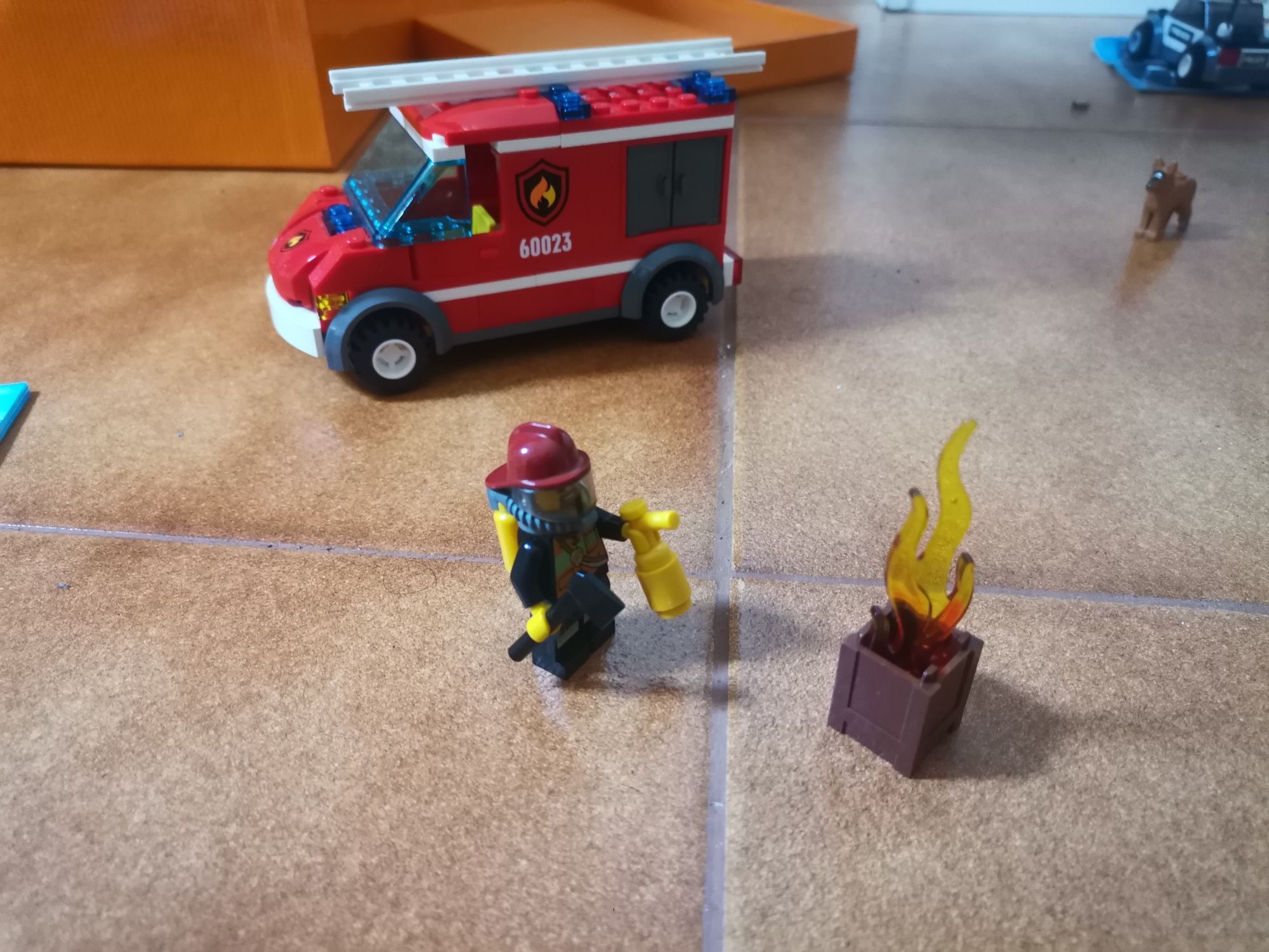 Camião dos bombeiros da lego