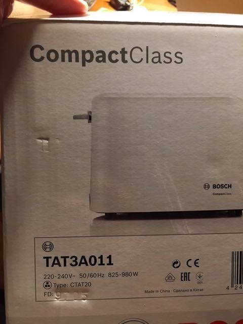 Toster Bosch Compact Class, opiekacz NOWY
