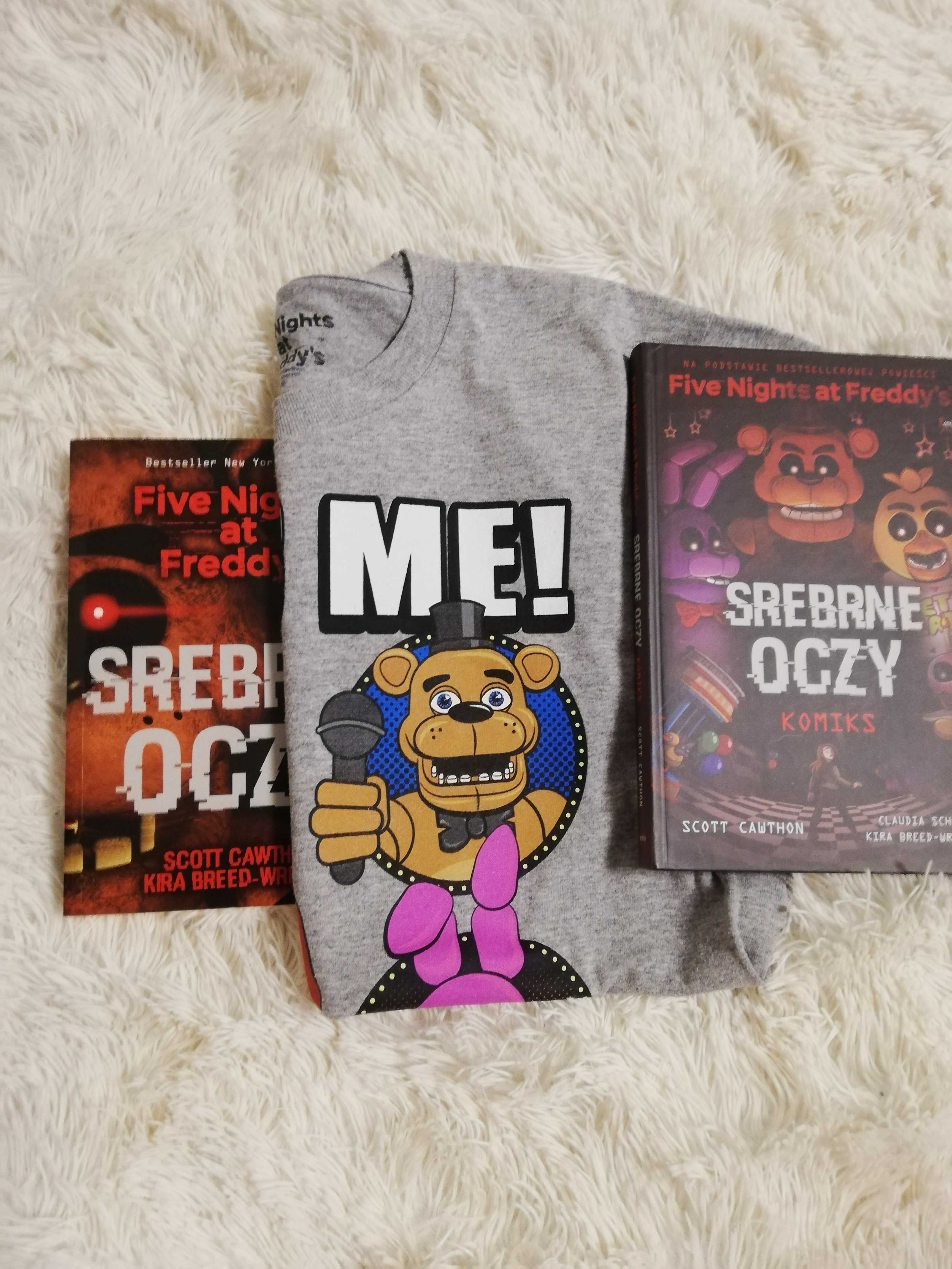 Five Nights at Freddys srebrne oczy Scott Cawthon książka, komiks Five