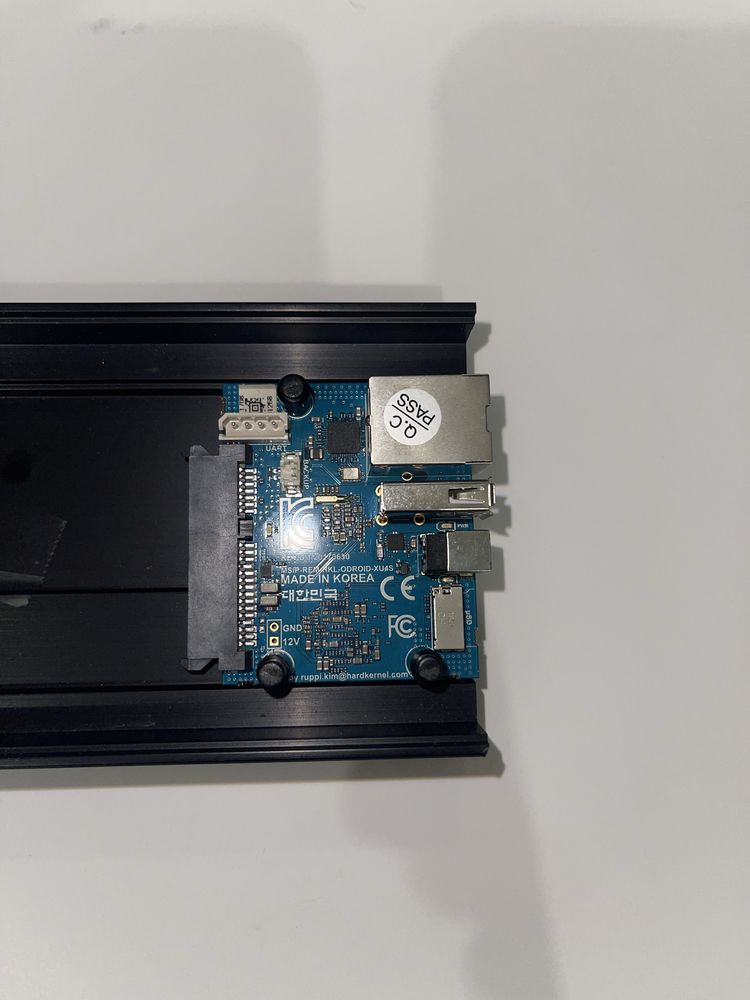 Інтерфейсна плата ODROID-XU4S у алюмінієвому корпусі — Made in Korea