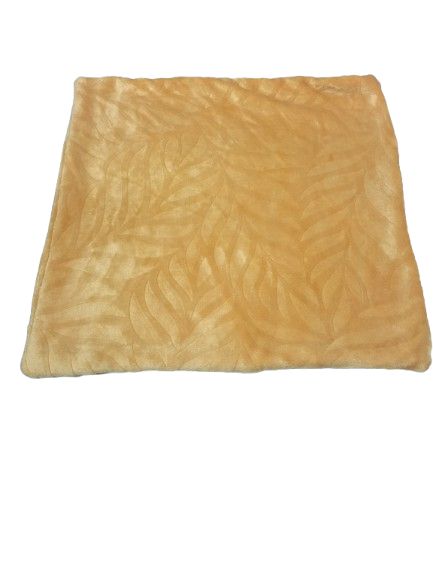 Poszewka na poduszkę 45x45 cm żółta poliester