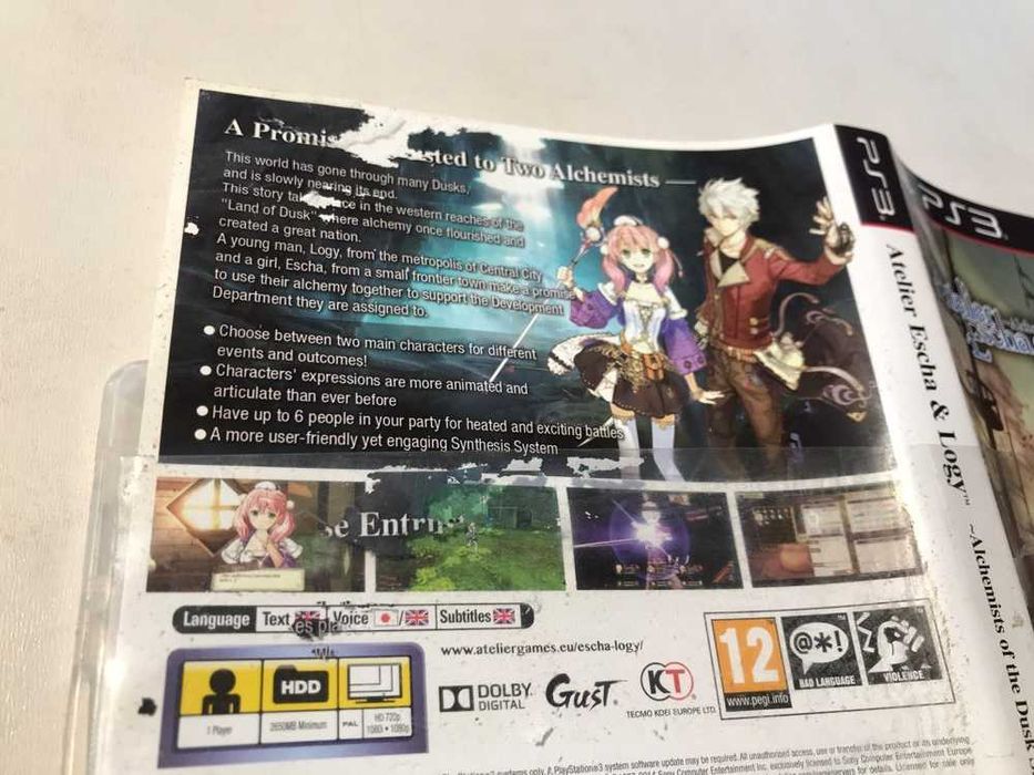 Atelier Escha & Logy Alchemists Of The Dusk Sky PS3 Sklep Irydium