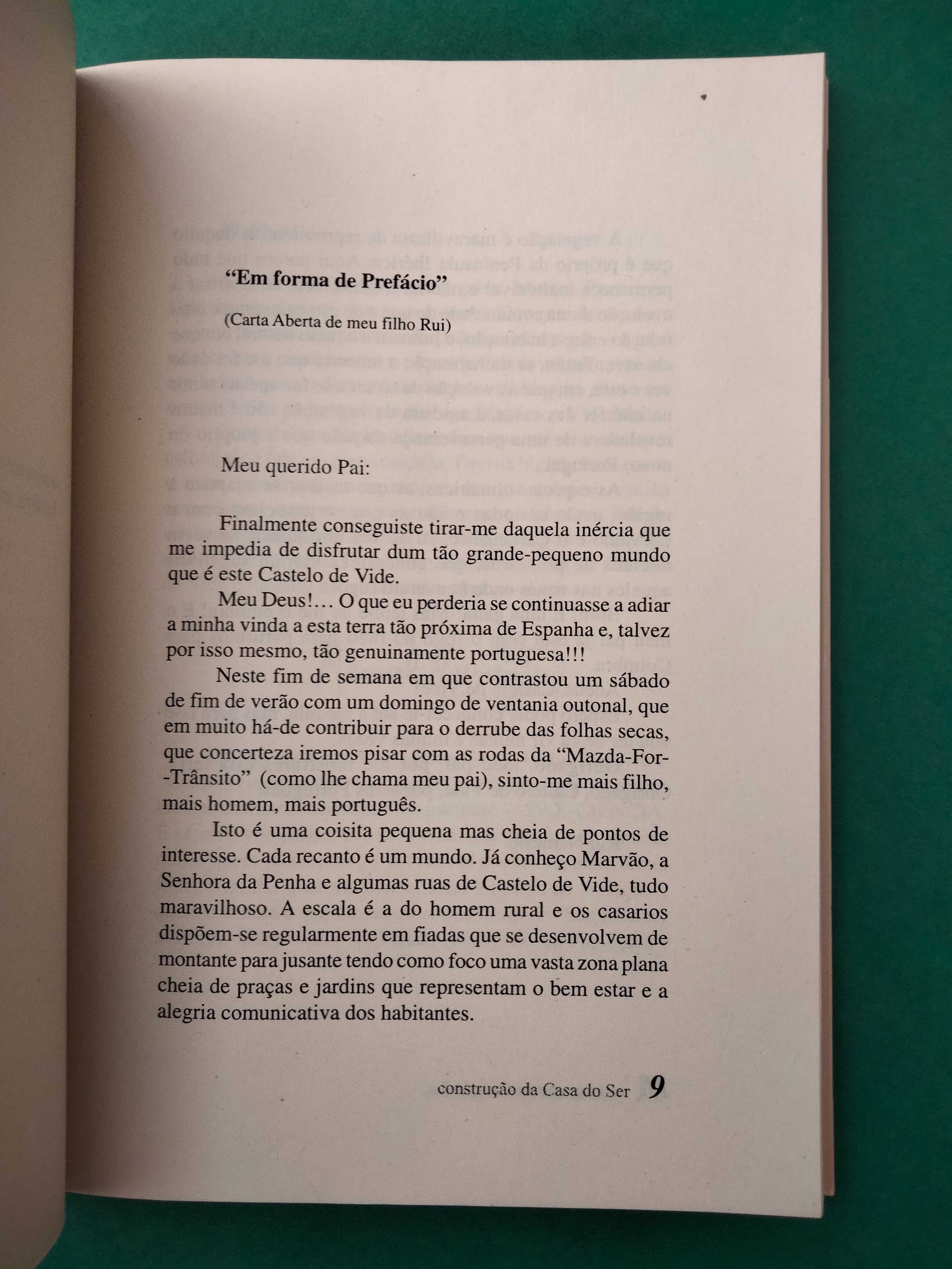 Construção da Casa do Ser - Manuel Nemésio