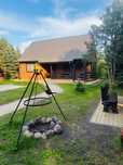Domek 10-12 osobowy w Okunince nad jeziorem Białym z ruską banią