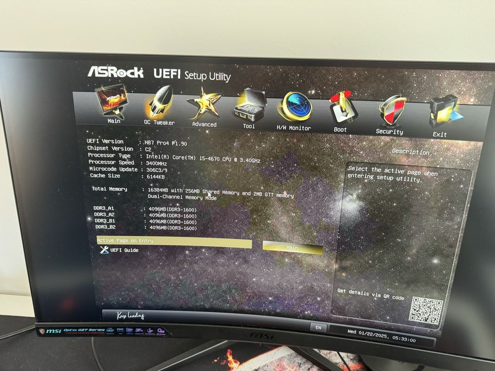 Asrock H87 Pro4 + I5 4670 + 16GB DDR3 + Chłodzenie SPC