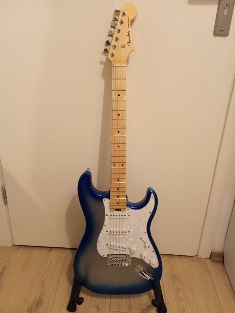 Gitara elektryczna Stratocaster niebieski + Regulacja lutnicza