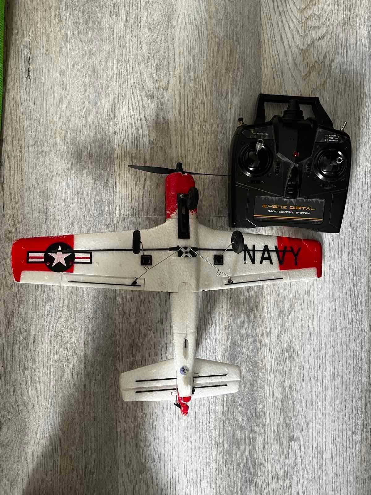 Радиоуправляемый самолет Warbird T-28 Trojan 4CH 2.4G, 1-Key Aerobatic