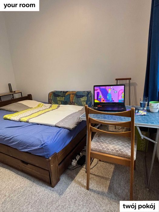 Pokój do wynajęcia - Looking for flatmate for 6 months (WrocławCentre)