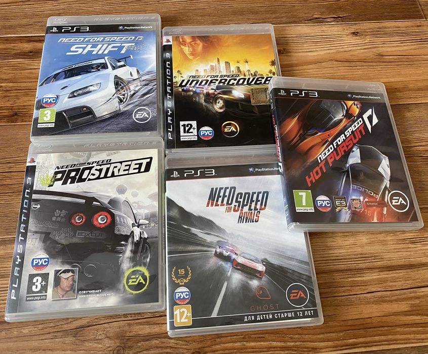 Sony PS3: Need for Speed, DiRT, Gran Turismo, MotorStorm, Sega Rally