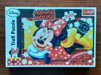 NOWE zafoliowane Puzzle TREFL: Minnie Mause 100 elementów