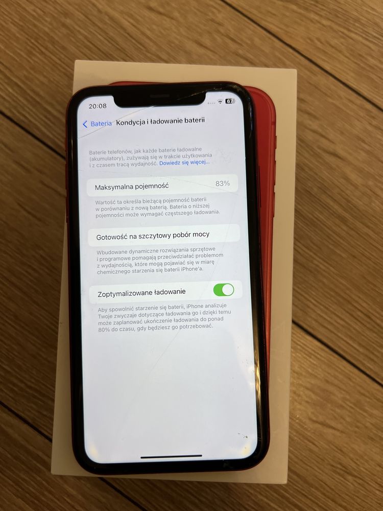 Iphone 11 64 gb czerwony (product red)