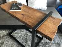 Stół stolik kawowy dębowy loft ze starego drewna vintage industrial