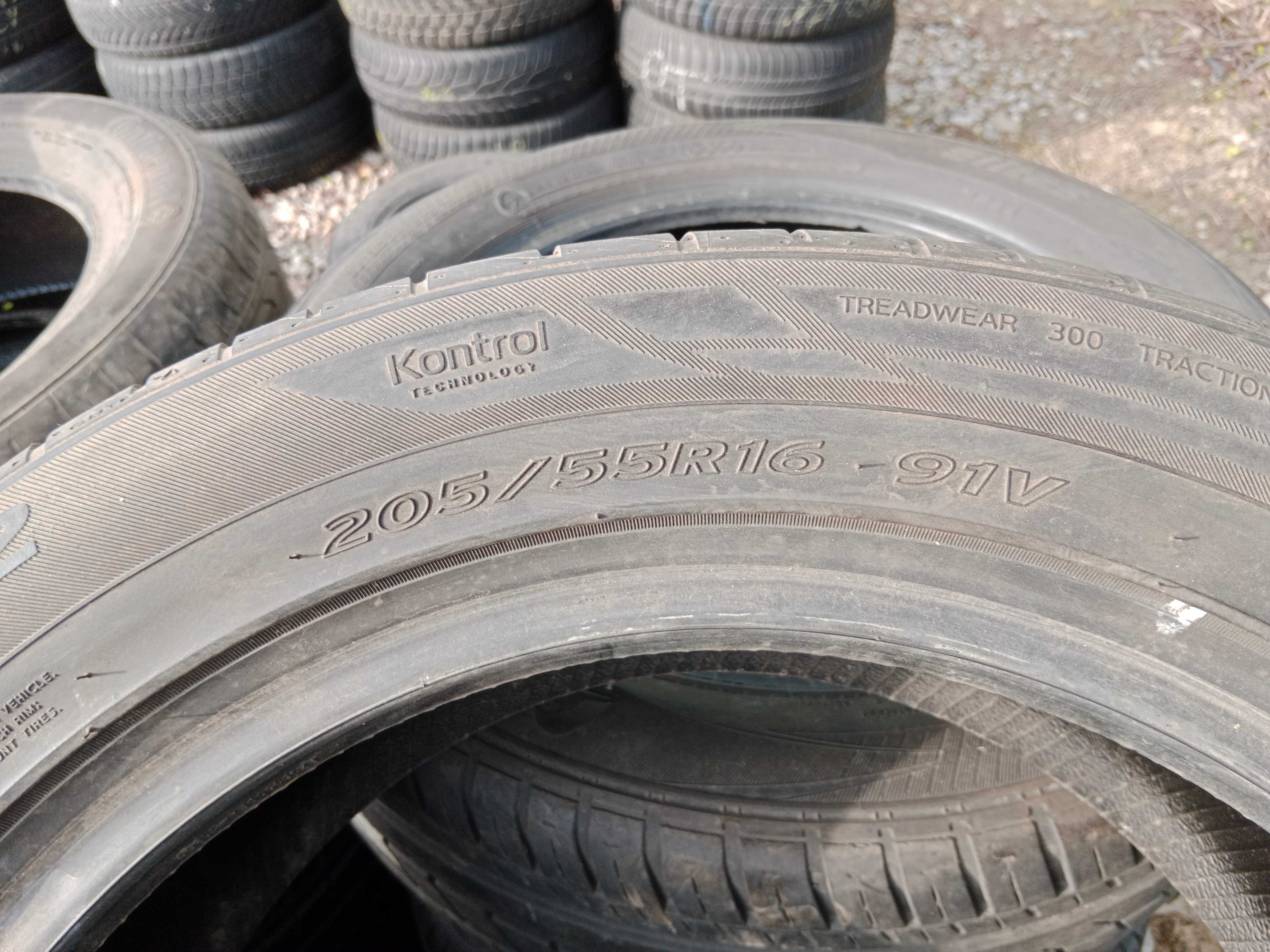 Opona używana 205/55R16 Hankook Ventus Prime 2 1szt.