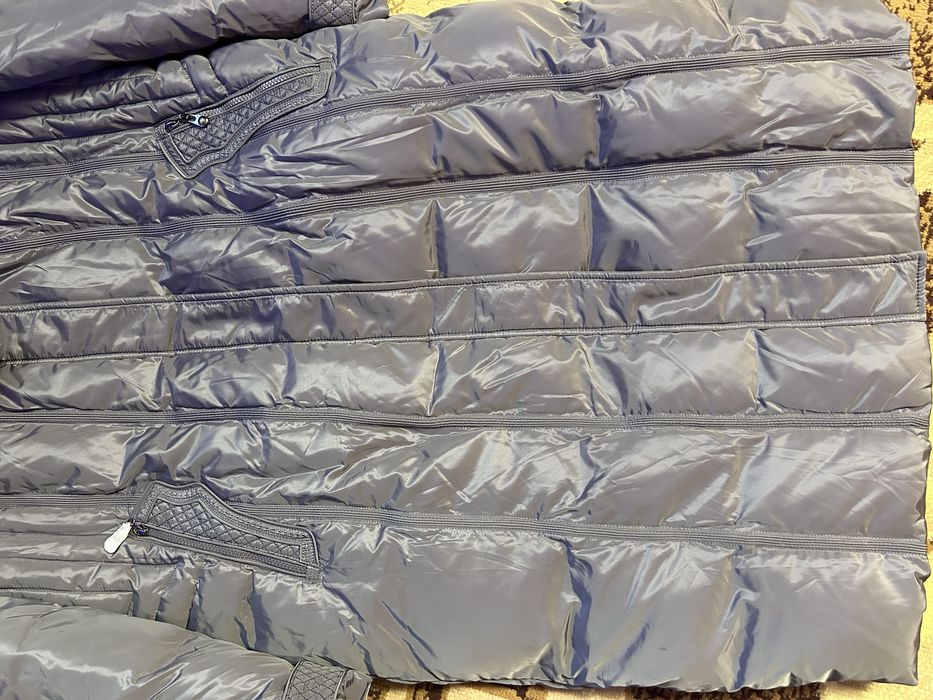 Розпродаж! Довгий пуховик фабричний Китай 4XL 54-56р