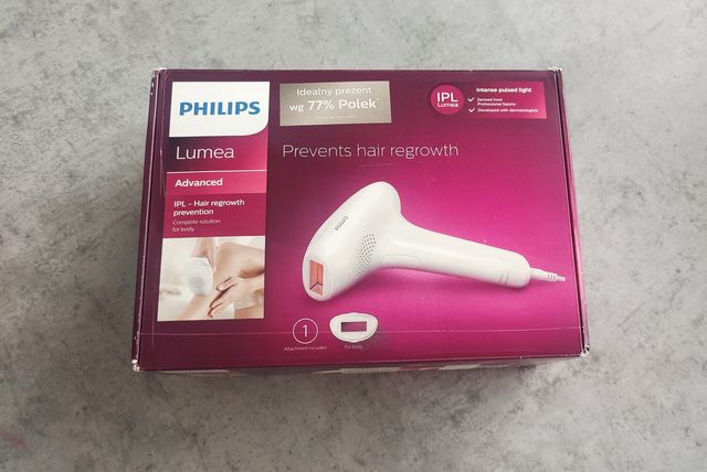 Philips Lumea Advanced IPL depilator laserowy depilacja 
Urządzenie IP