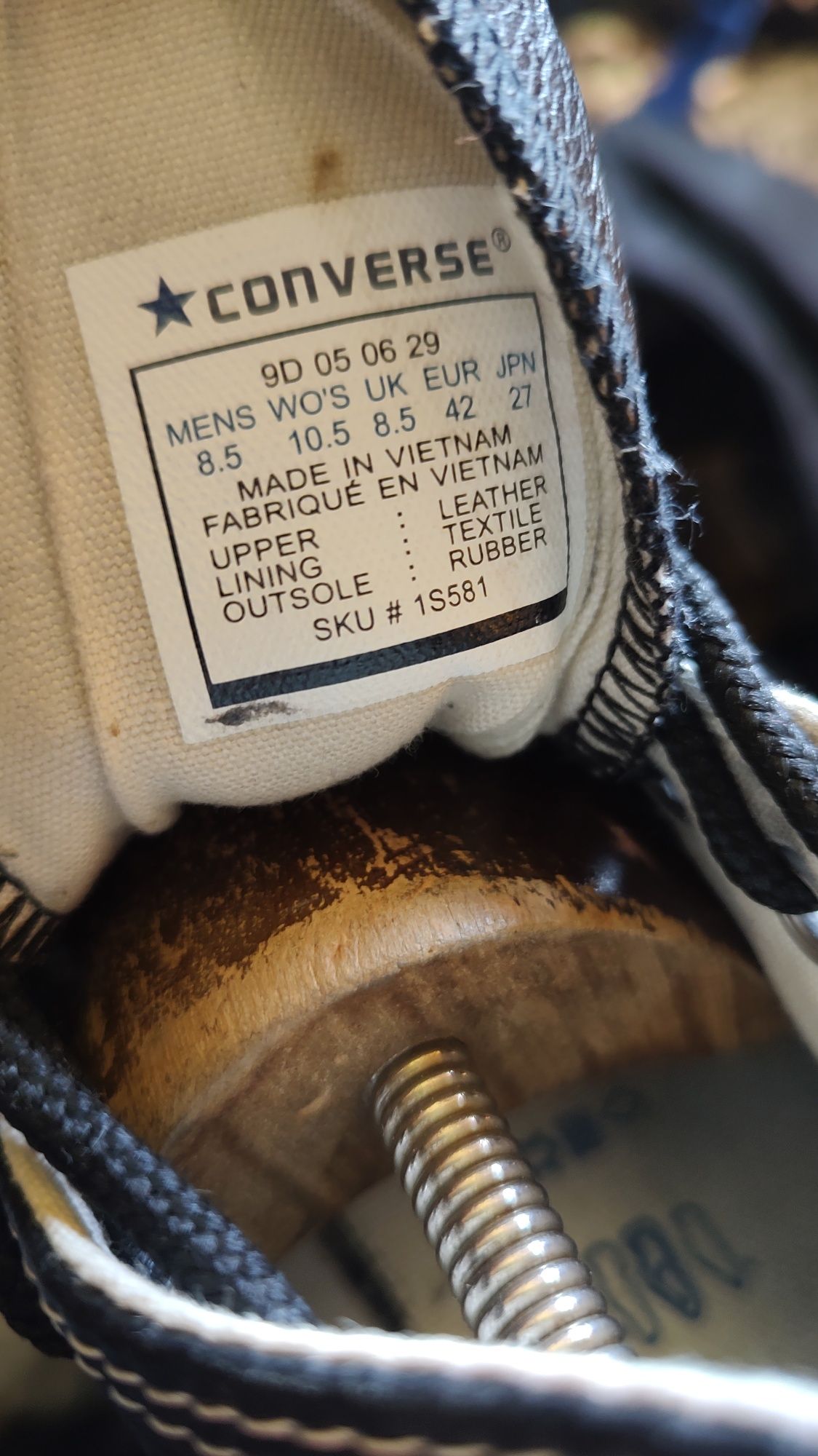 Buty skórzane 100% oryginalny Converse rozmiar 42 wkładka 27cm