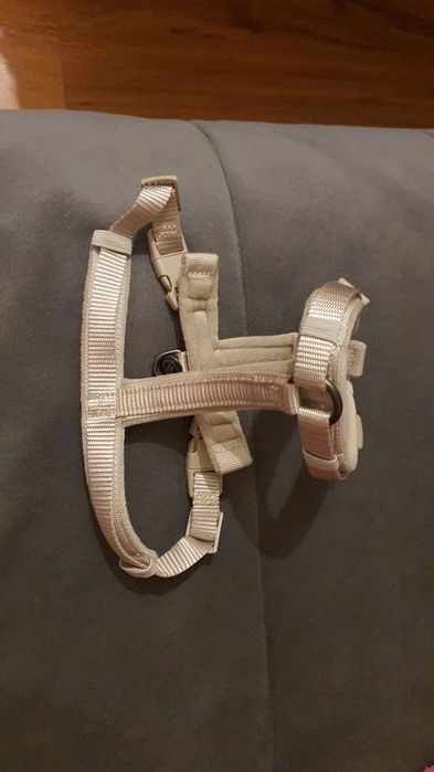 Komfortowe szelki dla psa Nomad Tales Blush kolor taupe S