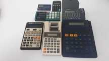7 Calculadoras em 2ª mão