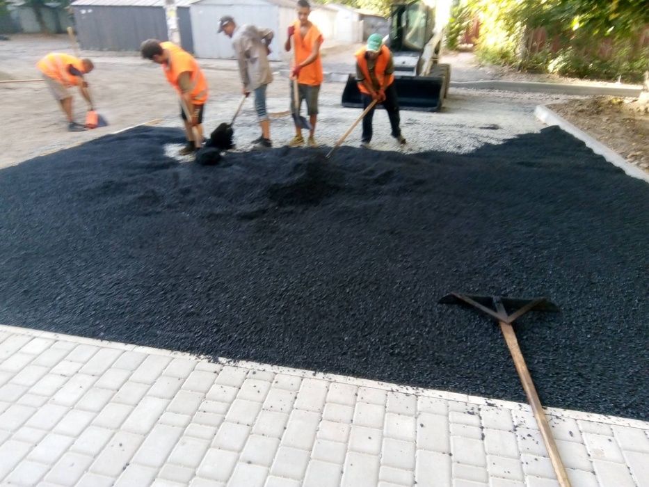 Укладка асфальта, асфальтирование, фрезерование асфальта