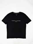 Tommy Hilfiger czarna koszulka t-shirt XXL logo