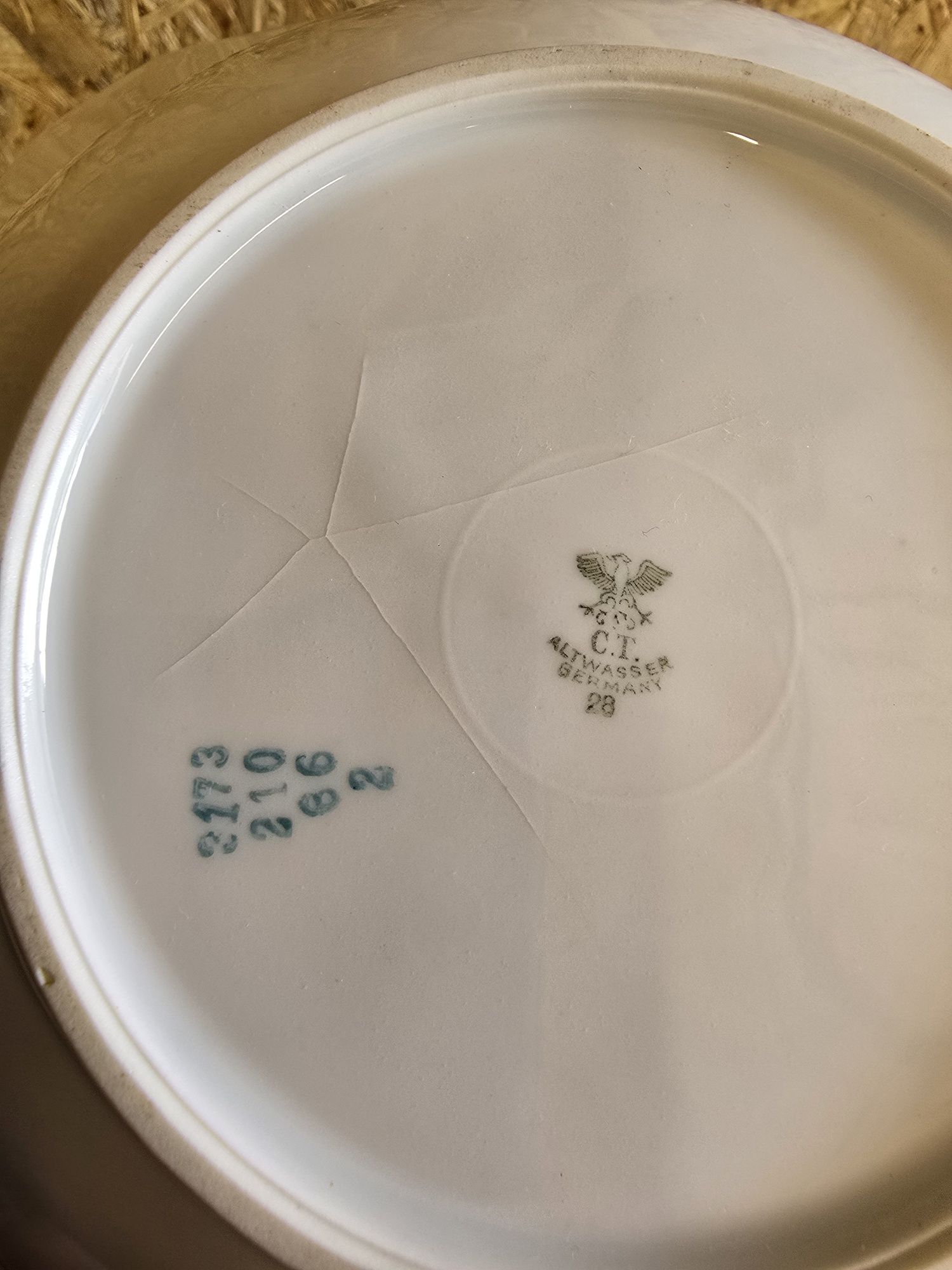 Stara porcelana Patera Carl Tielsch C.T. Altwasser Germany.