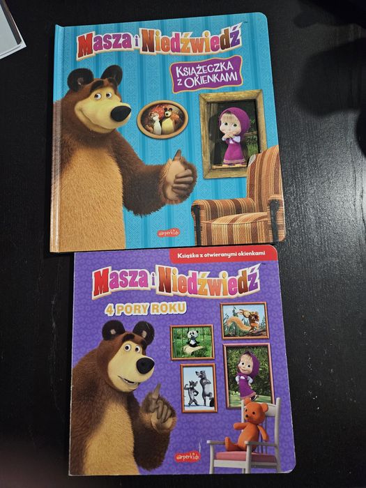 Masza I Niedźwiedź Książki z otwieranymi okienkami