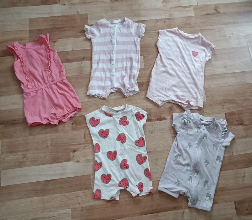 Rampersy dla niemowlaka zestaw 10 sztuk