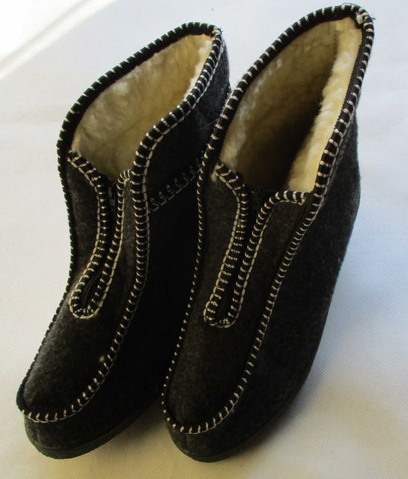 Kapcie Bambosze męskie TATRZANKI FILC WEŁNA CIEPŁE rozmiar 42