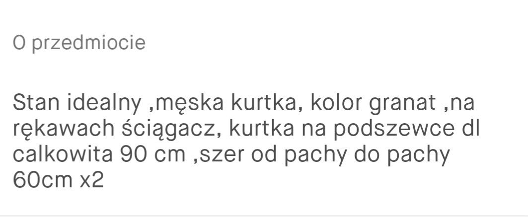 Męska kurtka,płaszcz granat HM  L/XL