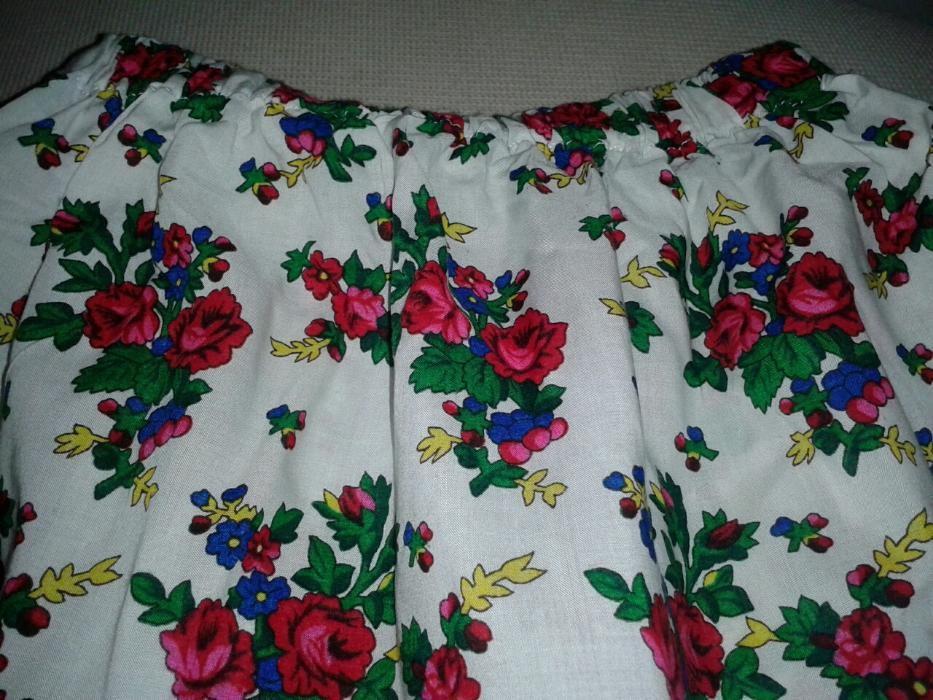 Spódnica spódniczka folklor kwiaty 110