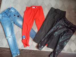 Продам фирменные джинсы Denim лосины Леди Баг штаны на девочку