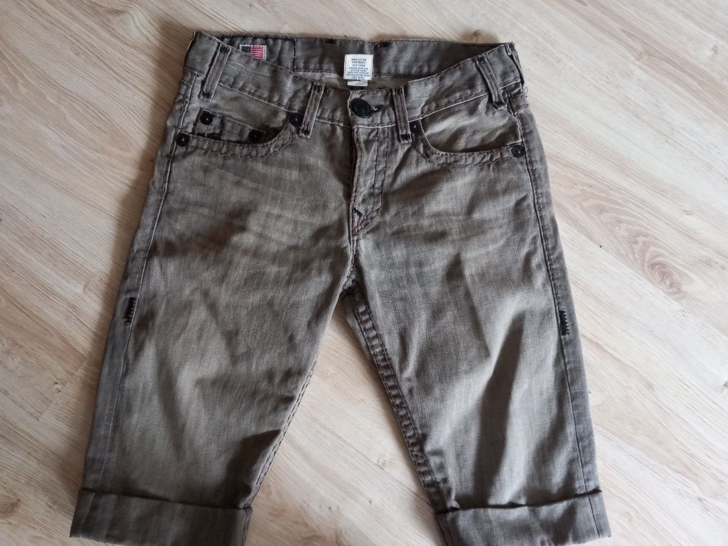 True Religion męskie szorty jeansowe 31 oryginalne