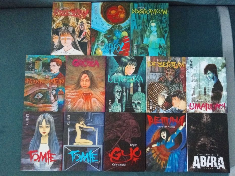 Mangi "Kolekcja horrorów Ito" Gyo, Remina, Abara, Tomie, Groza Wymiana