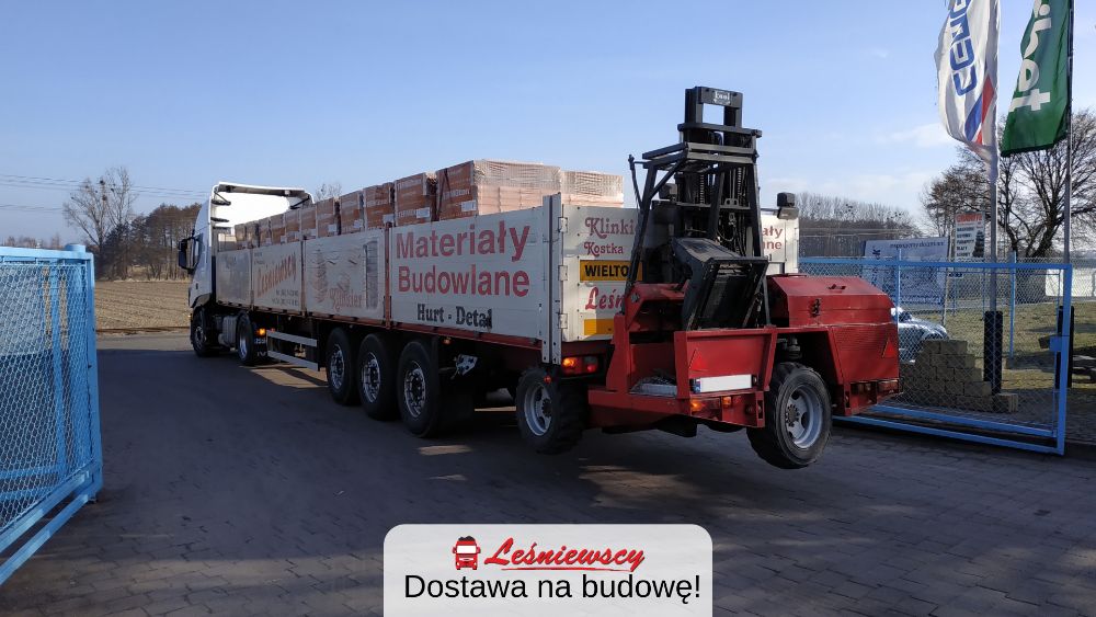 Kostka brukowa DROGBRUK-Holland/Cegiełka/Prostokąt-SZARA-6cm TRANSPORT