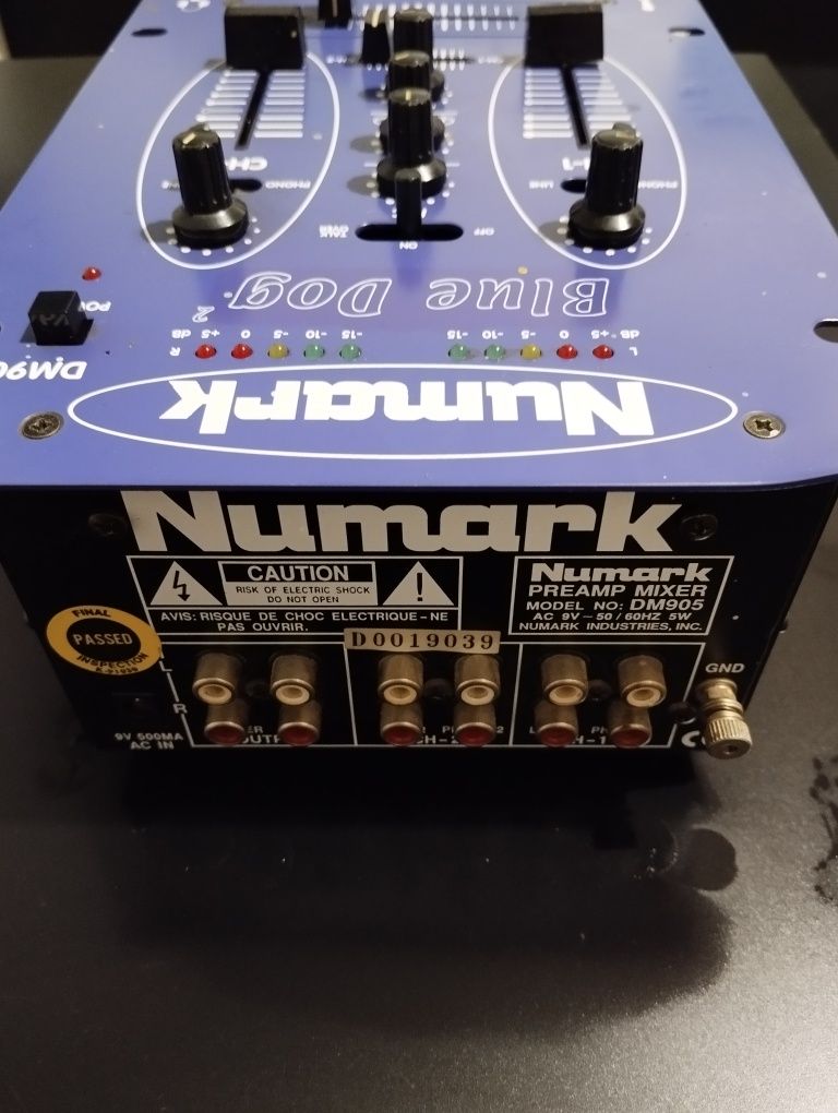 Mikser audio DJ Numark DM905 Blue Dog