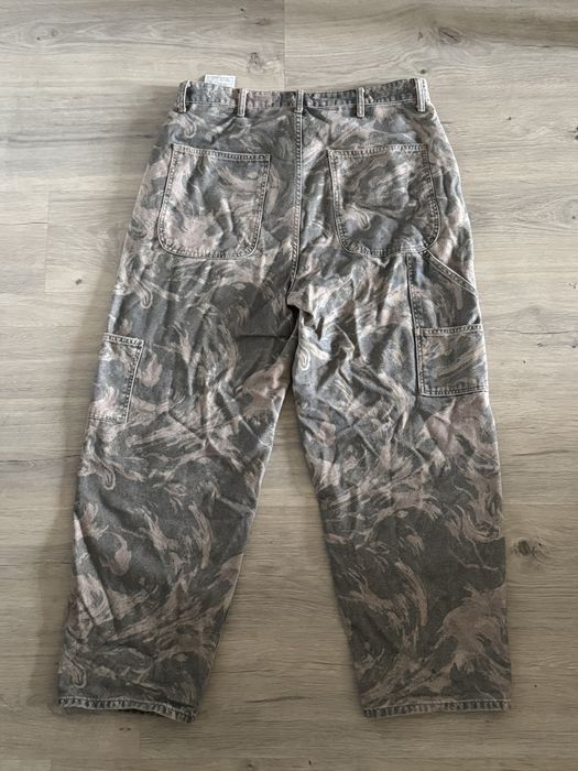 Джинси Zara з принтом real tree, 44 розмір