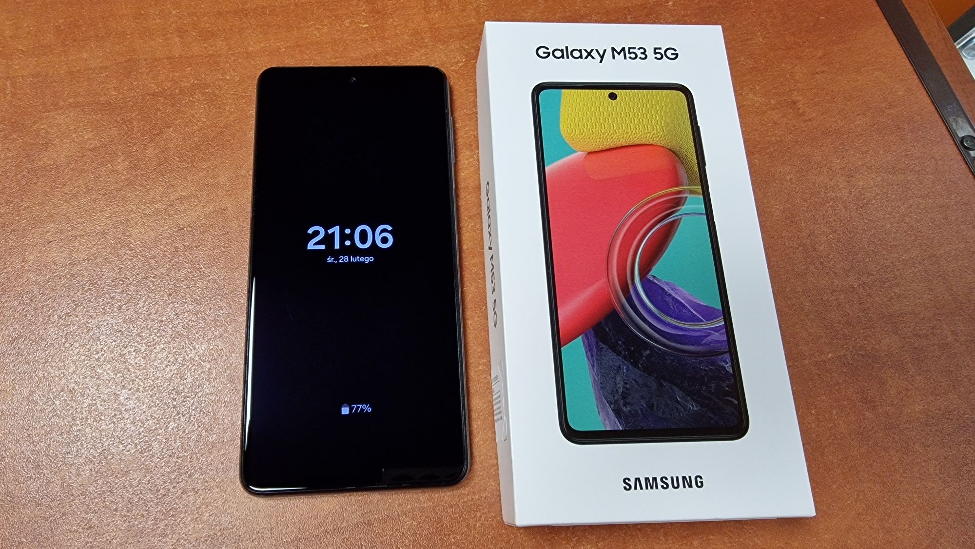 Samsung Galaxy M53 5G Duos 128GB/6GB RAM zielony, stan bdb