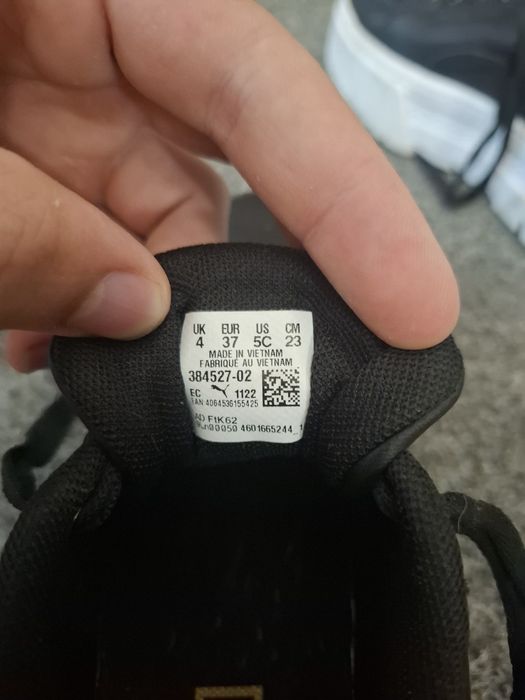 Шкіряні підліткові кеди Puma, 37р