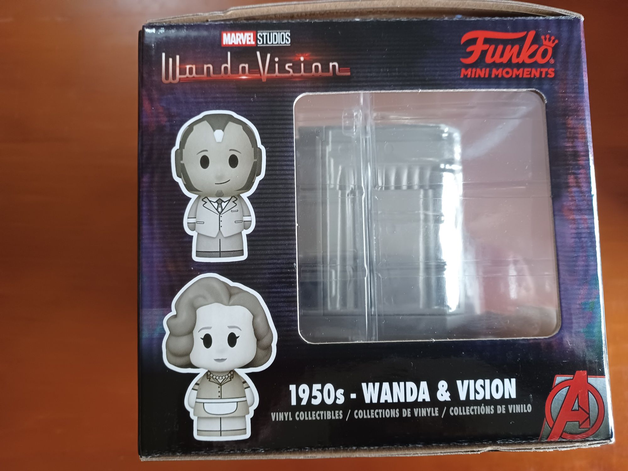 Funko Pop Mini Moments - 1950s Wanda & Vision - Marvel Studios - Novo