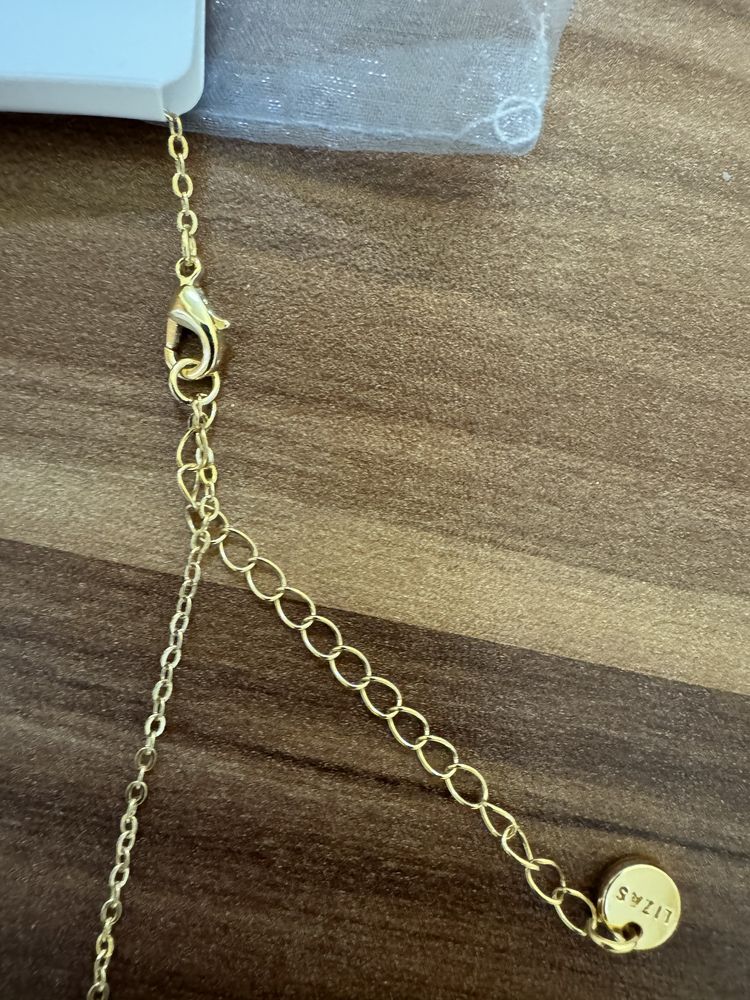 NOWE Lizas JEWELLERY Łańcuch SERCE + prezent Kolczyki NOWE
