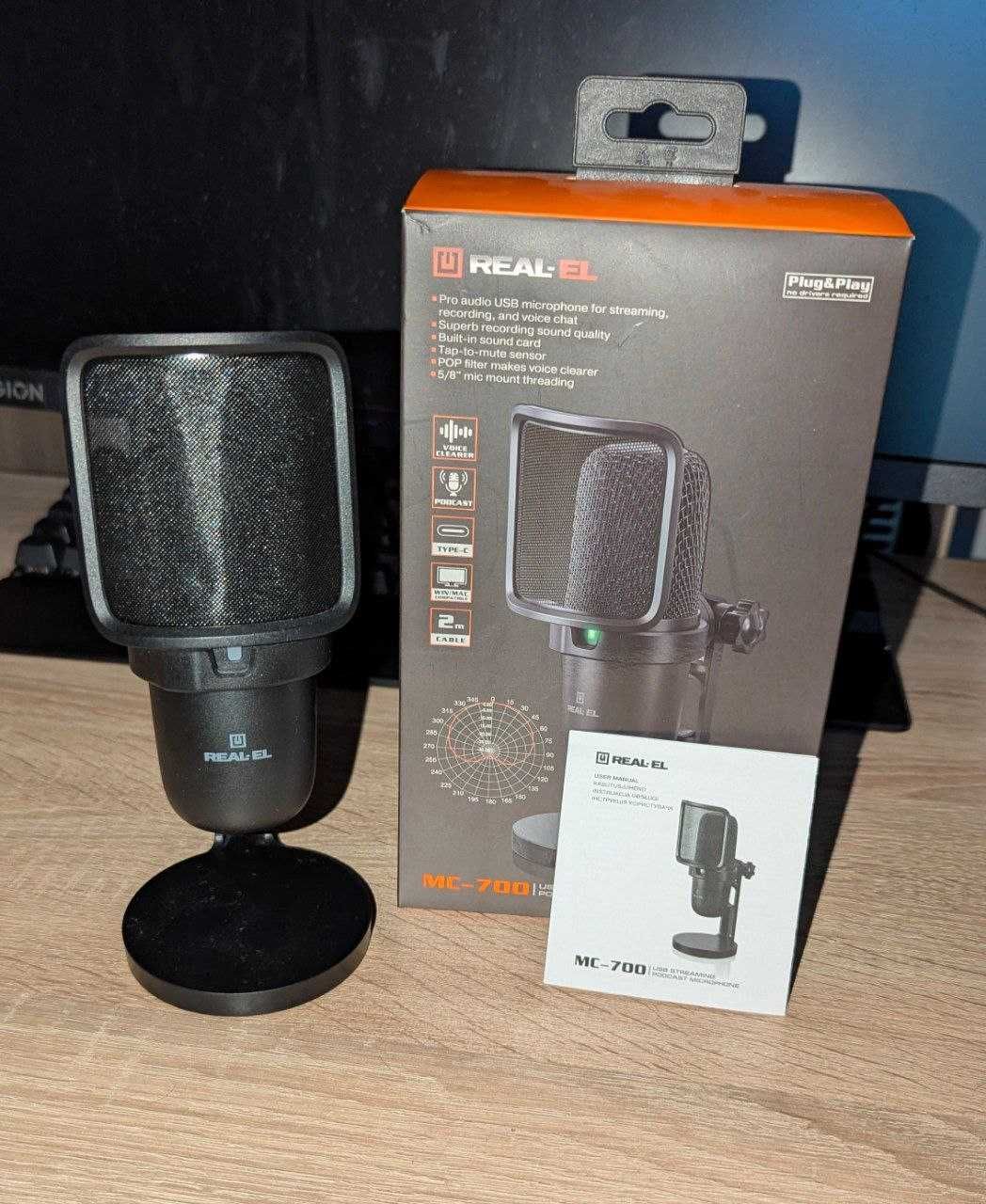 Мікрофон REAL-EL MC-700