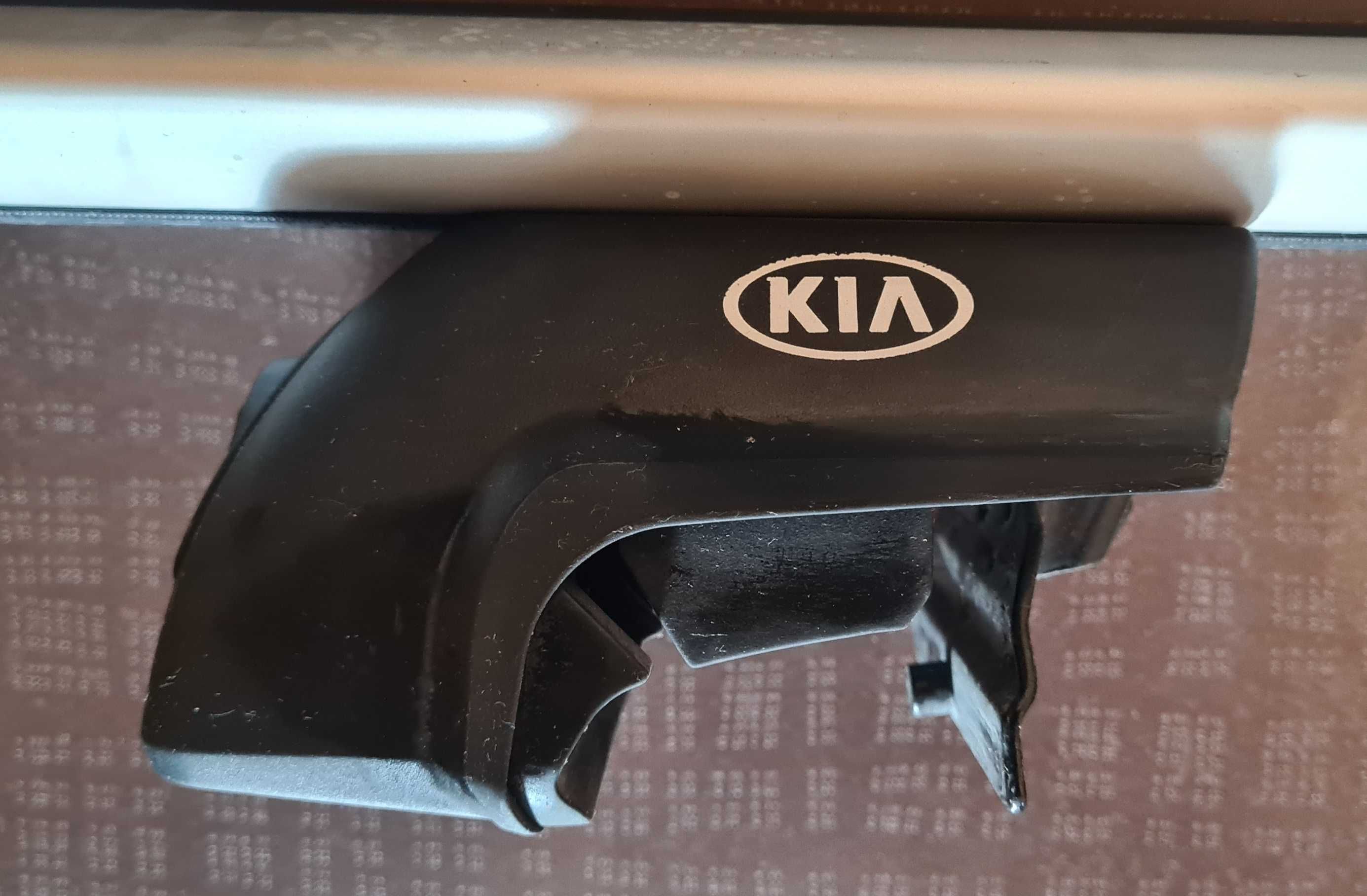 belki (2) i stopki (3) bagażnika dachowego KIA ceed II sw